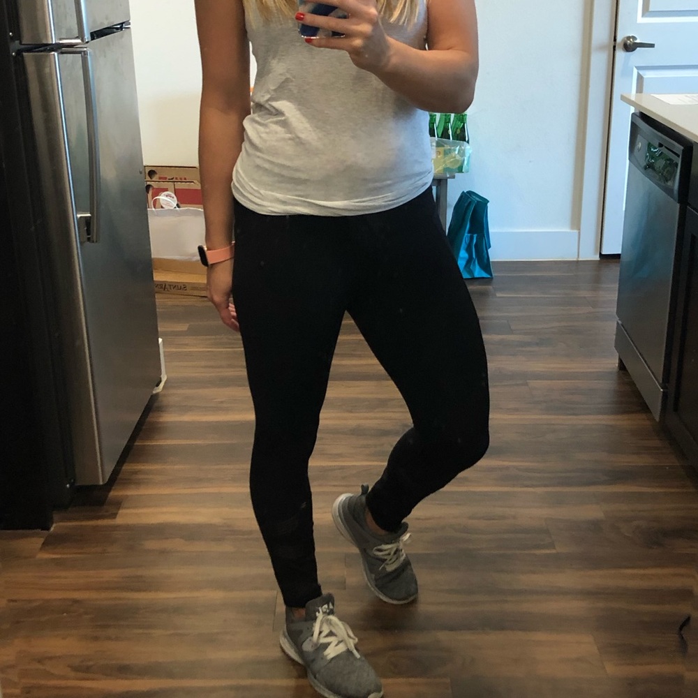 Black Full Length LJ Pocket Active Legging